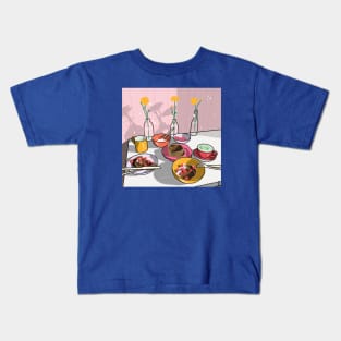 Sunday Breakfast Kids T-Shirt